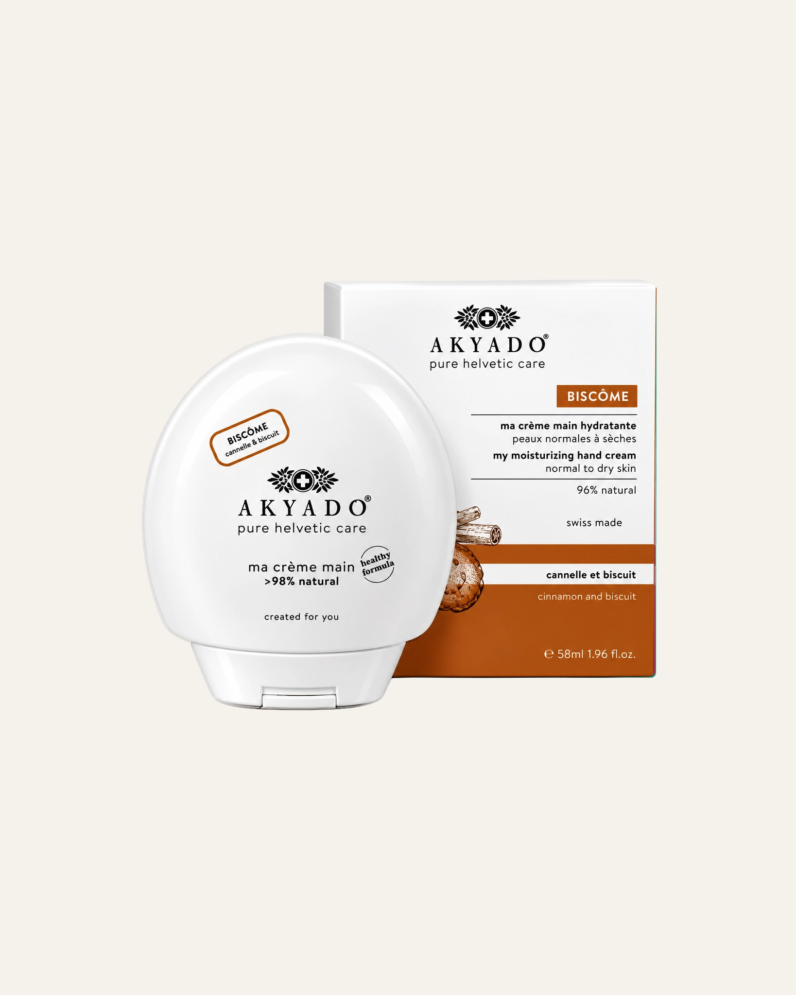 Akyado — Crème Mains Biscôme