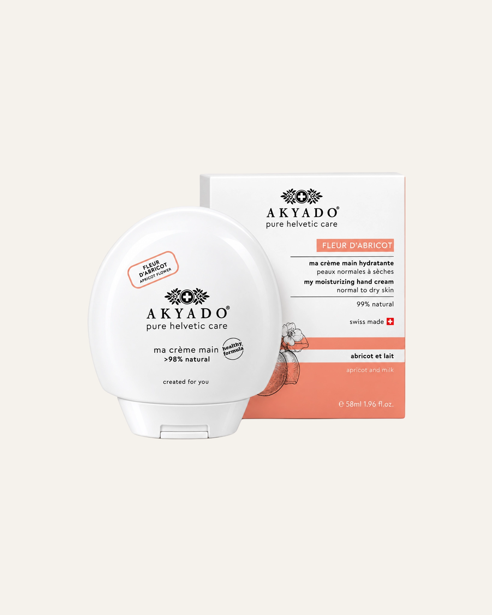 Akyado — Crème Mains Fleur d’Abricot